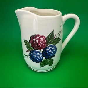 Vintage Knott’s Berry Farm Pitcher Hand-Painted Berry Motif Japan